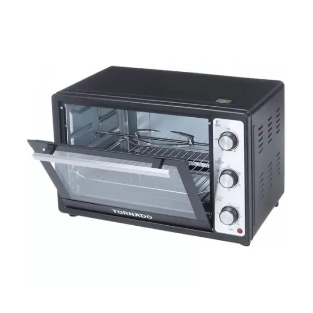 Tornado Oven 48 Liter 1800 Watt Black TEO-48DGE(K). Tornado Oven 48 Liter 1800 Watt Black TEO-48DGE(K).
